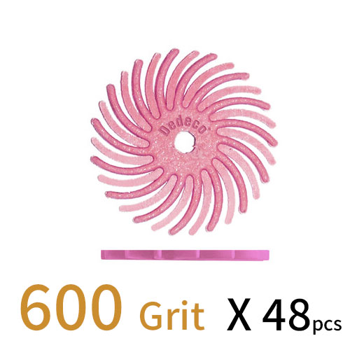 Sunburst דיסק D15.3 (מאורר) - ורוד GR 600 (מתאים לכל החומרים) אריזה 48 יחידות
