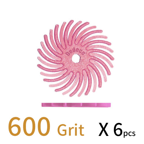 Sunburst דיסק D15.3 (מאורר) - ורוד GR 600 (מתאים לכל החומרים) אריזה 6 יחידות 1230