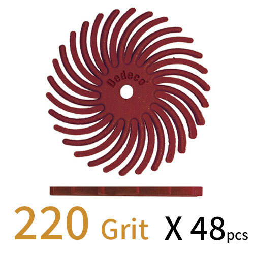 Sunburst דיסק D22.22 (מאורר) - חום GR 220 (מתאים לכל החומרים) אריזה 48 יחידות