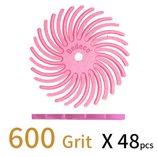 Sunburst דיסק D22 (מאורר) - ורוד GR 600 (מתאים לכל החומרים) אריזה 48 יחידות