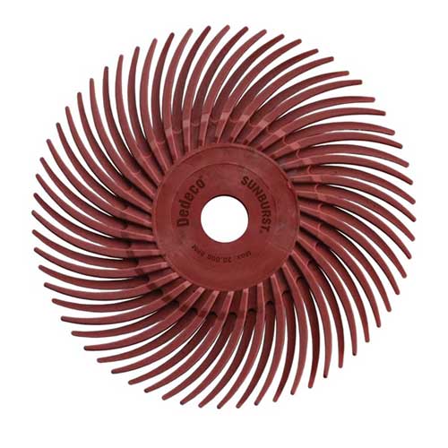 "Sunburst " דיסק D76 (3'') (מאורר) - אדום GR 220 (מתאים לכל החומרים) 1323
