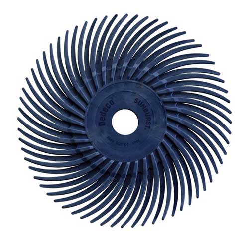 "Sunburst " דיסק D76 (3'') (מאורר) - כחול GR 400 (מתאים לכל החומרים) 1324