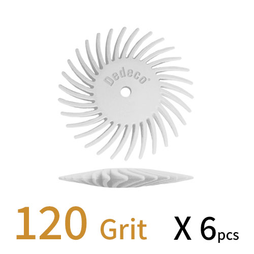 Sunburst עדשה D15.3 (מאורר) - לבן GR 120 (מתאים לכל החומרים) אריזה 6 יחידות