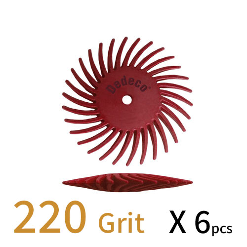 Sunburst עדשה D15.3 (מאורר) - חום GR 220 (מתאים לכל החומרים) אריזה 6 יחידות