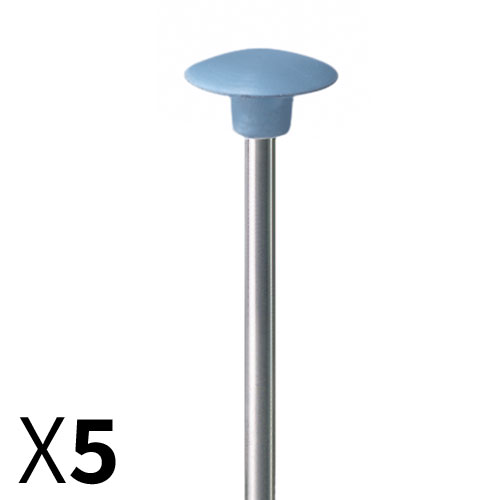 עדשה D11*2.5 סיליקון תכלת, עדין עם ציר מובנה EVE גרמניה מארז 5 יחידות