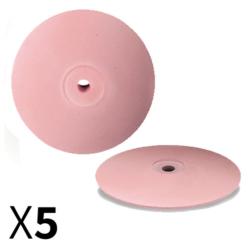 עדשת סיליקון 22x4 מ"מ ורודה עדינה מאוד מארז 5 יחידות