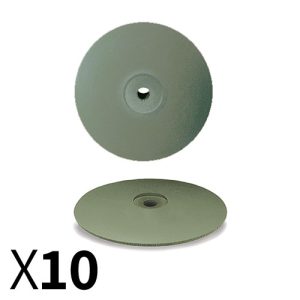 עדשה D22*4 גומי ירוק, עדין מאוד EVE גרמניה מארז 10 יחידות