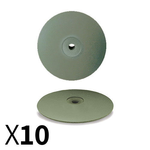 עדשה D22*4 גומי ירוק, עדין מאוד EVE גרמניה מארז 10 יחידות