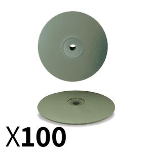 עדשה D22*4 גומי ירוק, עדין מאוד EVE גרמניה מארז 100 יחידות