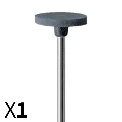 דיסק D14.5*2 גומי אפור, גסות בינונית , עם ציר מובנה