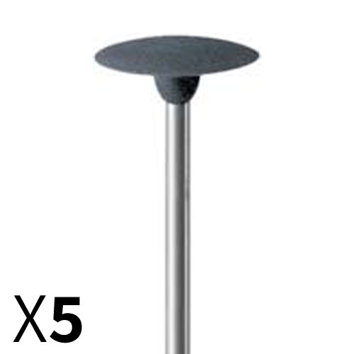 עדשה גומי אפור D14.5*2.5 גסות בינונית - עם ציר מובנה - מארז 5 יחידות - EVE 608
