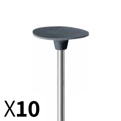 דיסק D19*0.5 גומי אפור, גסות בינונית ,עם ציר מובנה מארז 10 יחידות EVE 609