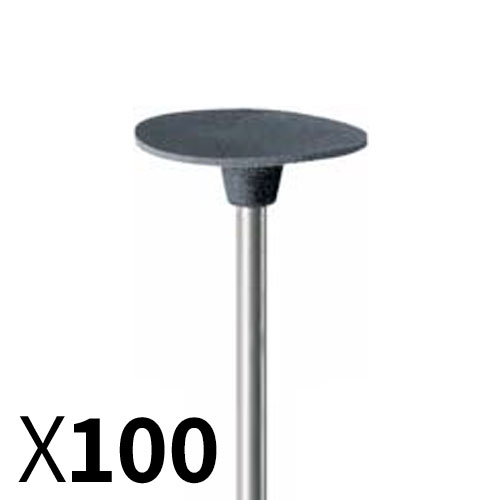 דיסק D19*0.5 גומי אפור, גסות בינונית ,עם ציר מובנה - מארז 100 יחידות EVE 609