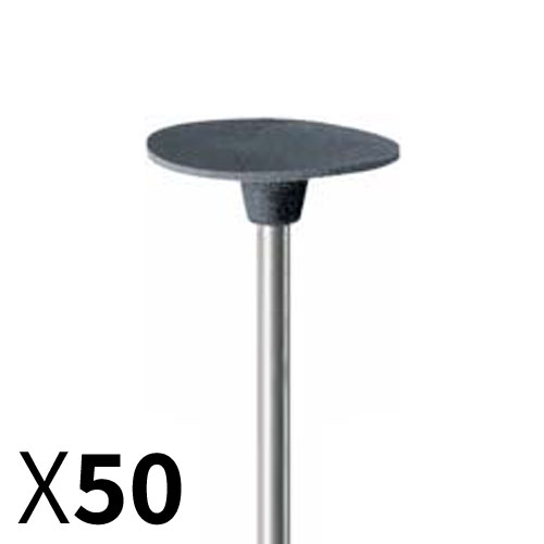 דיסק D19*0.5 גומי אפור, גסות בינונית ,עם ציר מובנה מארז 50 יחידות EVE 609