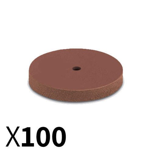 דיסק גומי חום D22*3 גסות בינונית EVE 701 - מארז 100 יחידות