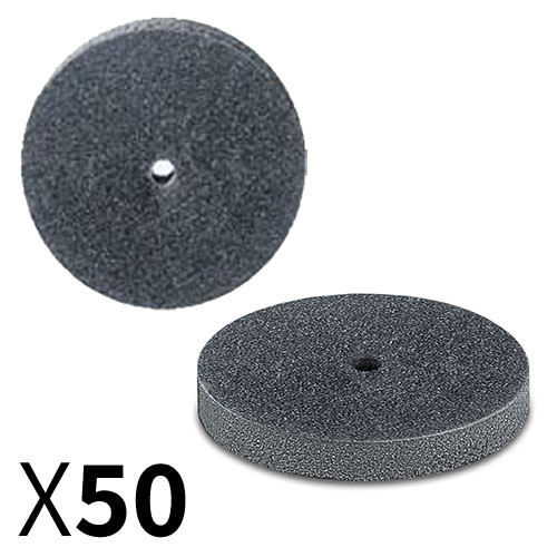 דיסק D22*3 גומי אפור, גסות בינונית - מארז 50 יחידות