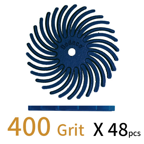 Sunburst דיסק D22 (מאורר) - כחול GR 400 (48 יחידות) (מתאים לכל החומרים)