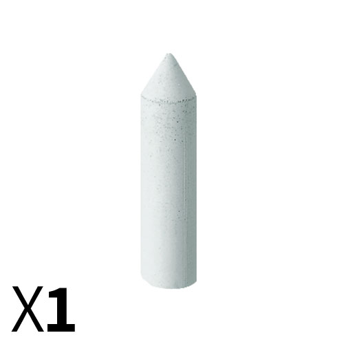 קליע סיליקון לבן גס D6*24 לליטוש מתכות / קרמיקה / אקריליק EVE גרמניה