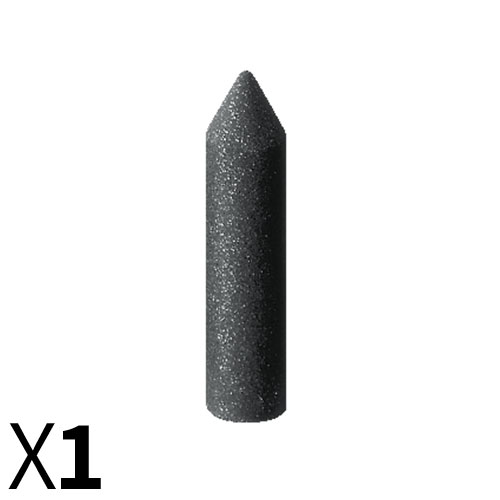 קליע D6*24 סיליקון שחור גמיש , גסות בינונית למתכות EVE גרמניה