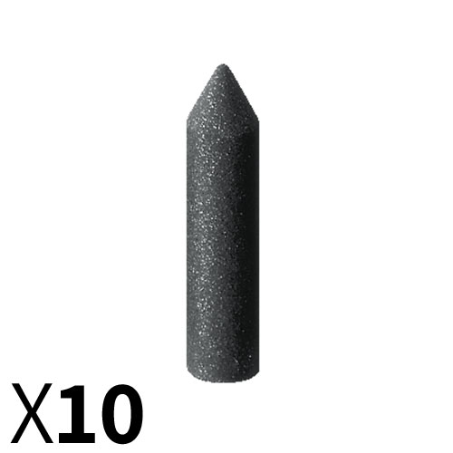 קליע D6*24 סיליקון שחור גמיש , גסות בינונית למתכות EVE גרמניה ( מארז 10 יחידות )