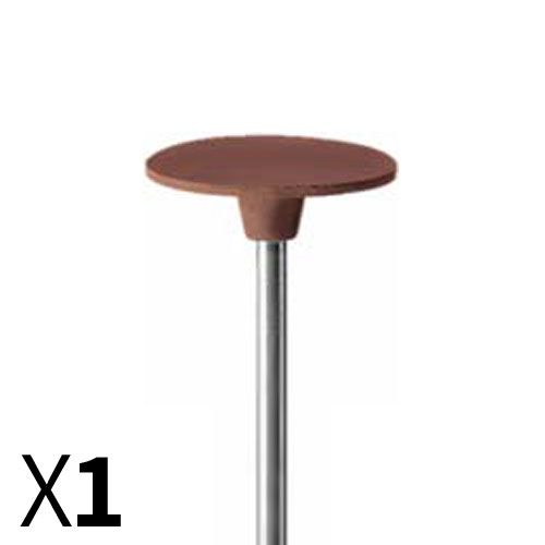 דיסק גומי חום D19*0.5 גסות עדינה - על ציר EVE 709 - יחידה