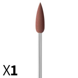 להבה D5.5*18 גומי חום , גסות עדינה, עם ציר מובנה EVE גרמניה