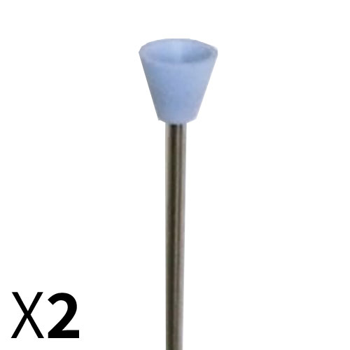 כוס D9*8.5 עם ציר מובנה סיליקון גמיש תכלת עדין למתכות EVE גרמניה מארז 2 יחידות