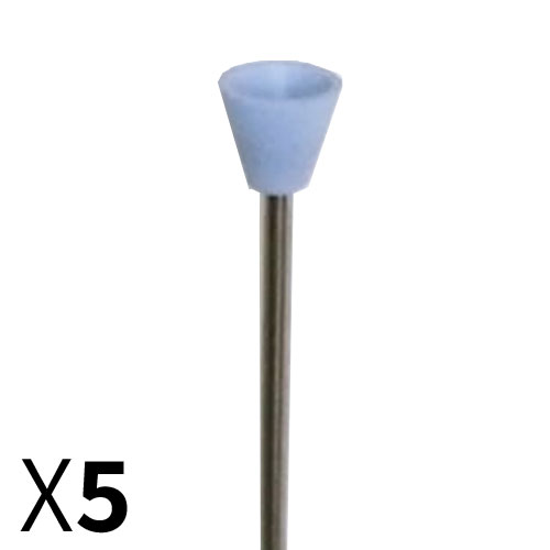 כוס D9*8.5 עם ציר מובנה סיליקון גמיש תכלת עדין למתכות EVE גרמניה מארז 5 יחידות