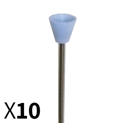 כוס D9*8.5 עם ציר מובנה סיליקון גמיש תכלת עדין למתכות EVE גרמניה מארז 10 יחידות