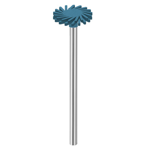 דיסק מאורר D14*2 גומי כחול, גס מאוד עם ציר מובנה EVE TWIST