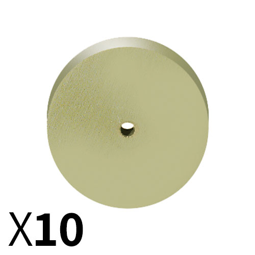 דיסק גומי D22*3 ירוק בהיר עדין ביותר EVE גרמניה מארז 10 יחידות
