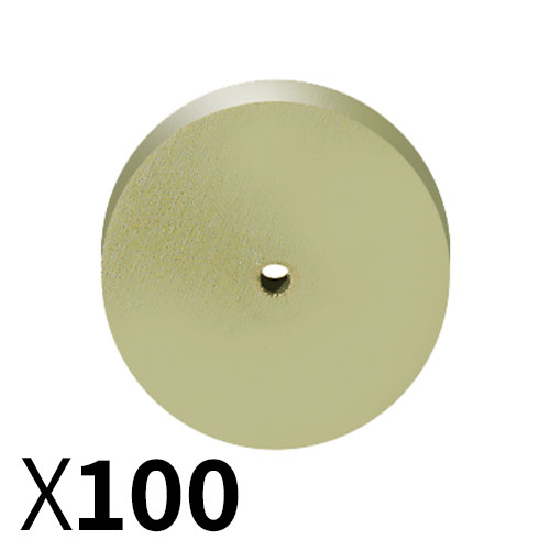דיסק גומי D22*3 עדין ביותר EVE גרמניה מארז 100 יחידות