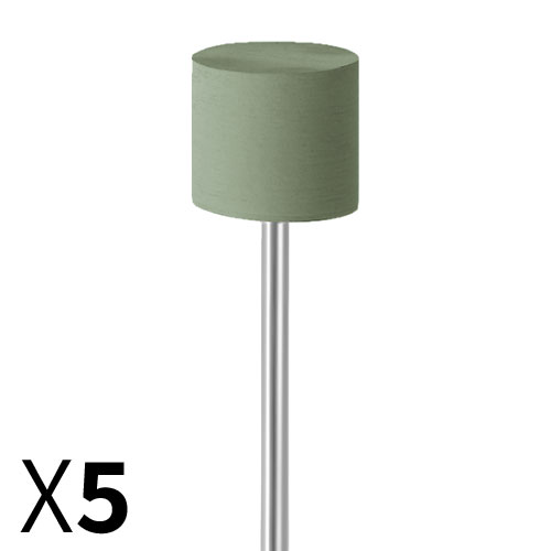 צילינדר גומי ירוק D14*12 עדין מאוד - על ציר EVE 820 - מארז 5 יחידות