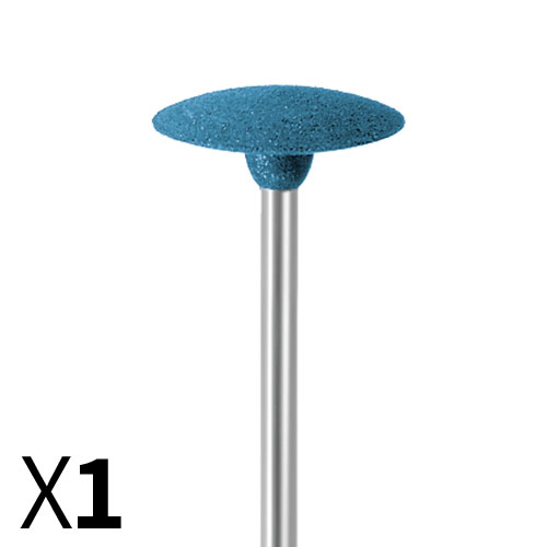 עדשה D14.5*2.5 גומי כחול, גסות גסה, עם ציר מובנה