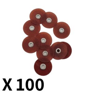 דיסקיות לטש גמישות D10*0.26 (על בסיס פלסטיק) חומות גסות מאוד GR240 מארז 100 יחידות / EVE גרמניה