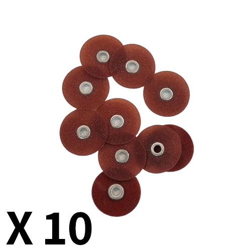 דיסקיות לטש גמישות D10*0.26 (על בסיס פלסטיק) חומות גסות מאוד GR240 מארז 10 יחידות / EVE גרמניה