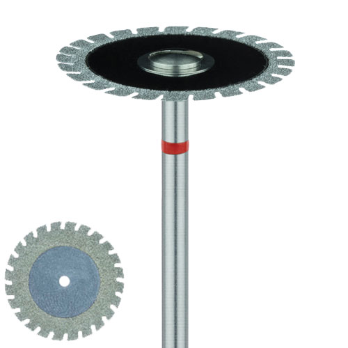דיסק יהלום 940F דו צדדי משונן D20*0.2 (גמיש ,גסות עדינה) על ציר Meisinger