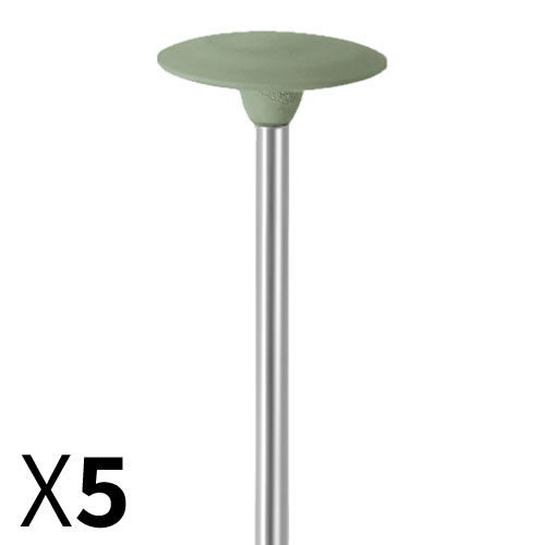 עדשה D14.5*2.5 גומי ירוק, עדין מאוד ,עם ציר מובנה EVE גרמניה מארז 5 יחידות