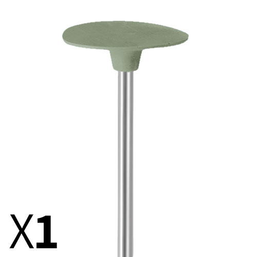 דיסק D19*0.5 גומי ירוק, עדין מאוד , עם ציר מובנה EVE גרמניה