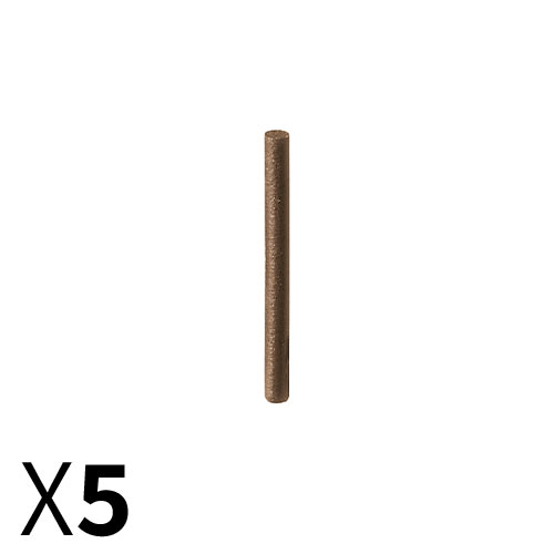 צילינדר D2*20 גומי חום כהה קשה מאד (גסות בינונית )EVE - מארז 5 יחידות
