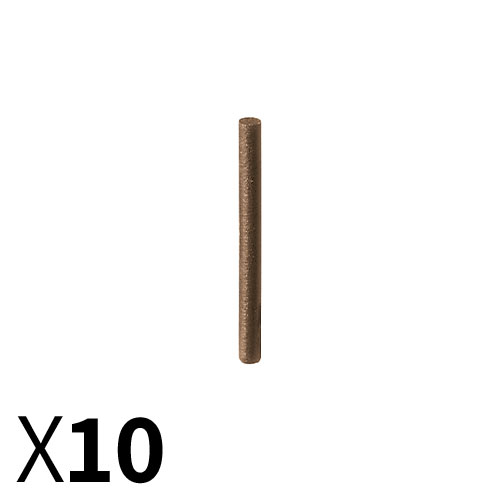 צילינדר D2*20 גומי חום כהה קשה מאד (גסות בינונית )EVE - מארז 10 יחידות