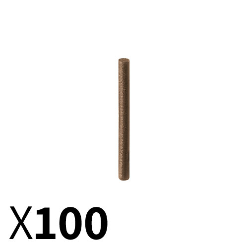 צילינדר D2*20 גומי חום כהה קשה מאד (גסות בינונית )EVE - מארז 100 יחידות