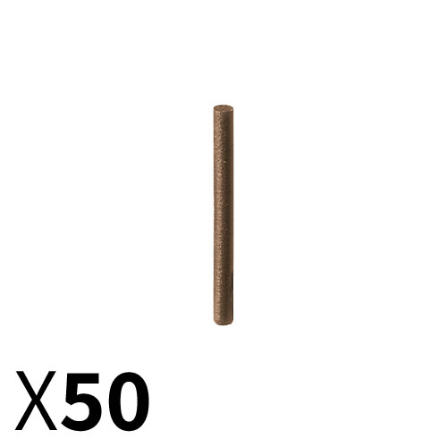 צילינדר D2*20 גומי חום כהה קשה מאד (גסות בינונית )EVE - מארז 50 יחידות