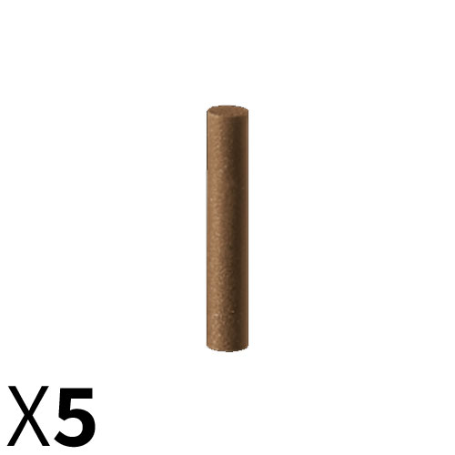 צילינדר D5*28 גומי חום כהה קשה מאד (גסות בינונית )EVE מארז 5 יחידות