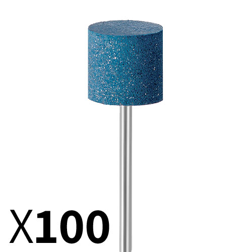 צילינדר גומי כחול D14*12 גסות גסה - עם ציר מובנה EVE5 20 - מארז 100 יחידות