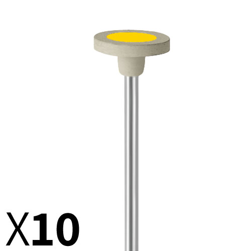 דיסק D11*4 עם ציר מובנה גומי עם אבקת יהלום ,אפור,עדין EVE H84D - מארז 10 יחידות