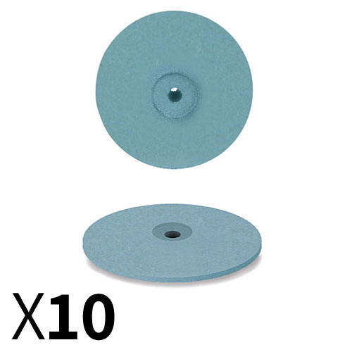 עדשה CRP LS22f גומי כרומו פלוס למתכות קשות,תכלת (גסות עדינה D22*4) EVE - מארז 10 יחידות