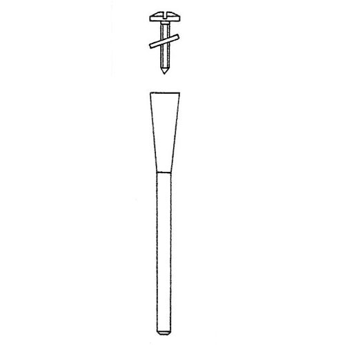 ציר עם בורג מחוזק צוואר קוני - קוטר ראש 5 מ"מ נירוסטה (גרמניה)
