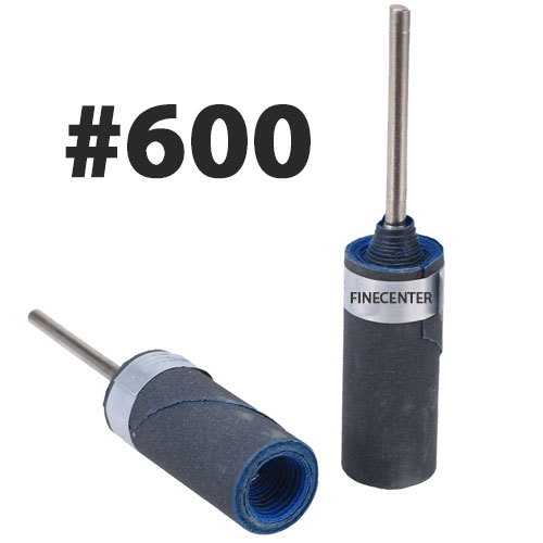 גליל נייר לטש גרעין 600 על ציר 2.35 מ"מ שמירגל מוכן