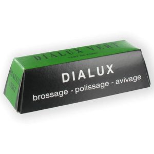 פסטה ירוקה DIALUX ( גרגיר בינוני)  מתאימה לכל המתכות/פלסטיק וכו" (כ - 137 גרם)
